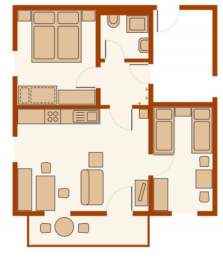 Ferienwohnung Mittag